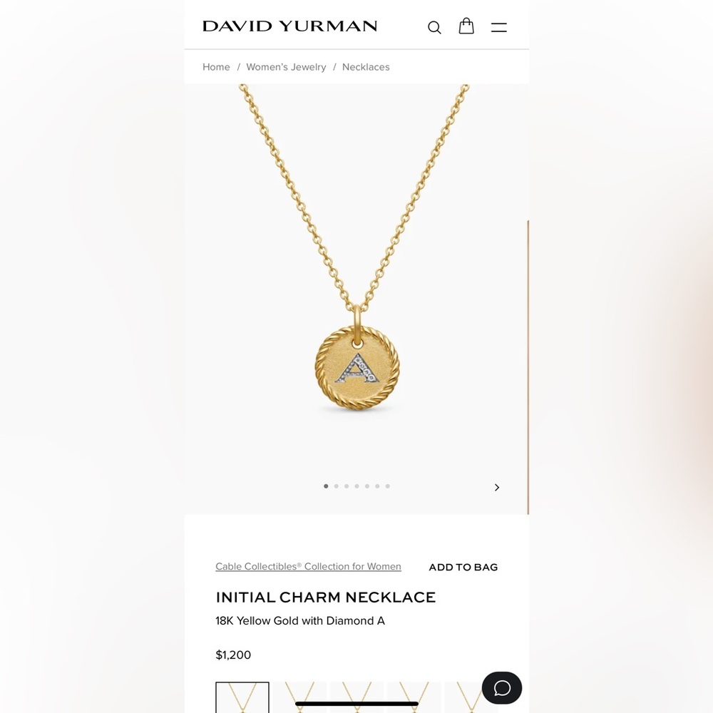 **SOLD**Initial A pendant only**SOLD**